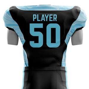 Uniforme de Fútbol Americano para Hombre Adulto ECOSPIRE SPORTS, Color Sólido, Transpirable, Ligero, Diseño Personalizado, Alta Calidad - Product Image 5