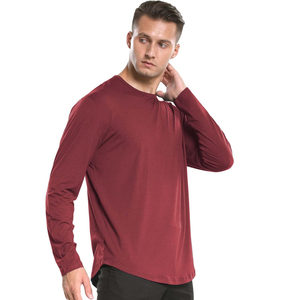 Nouveaux arrivages, MOQ faible, t-shirts unis pour hommes, coupe décontractée, t-shirts en coton mélangé pour hommes, t-shirts pour hommes pour la saison estivale. - Product Image 3