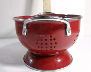 Modern Design Kitchenware Fruits Vegetable Sink Strainer Customized Shape <b>Stainless</b> <b>Steel</b> Blue Decorative <b>Colander</b> for Kitchen - Product Image 5