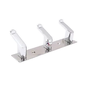 Organisateur mural robuste en acier inoxydable de qualité supérieure, porte-vêtements et serviettes, rangement mural polyvalent pour magasin de vêtements - Product Image 3