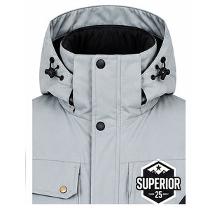 Veste parka d'hiver décontractée pour homme avec capuche réglable, isolation matelassée de qualité supérieure, finition hydrofuge et poches utilitaires - Product Image 3