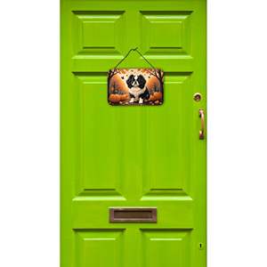 Japanese Chin Fall Wall Door <b>Hanging</b> Prints Aluminum Metal Sign <b>for</b> Kitchen <b>Bar</b> or Bathroom Multicolor <b>Home</b> Decor 8HX12W - Product Image 2
