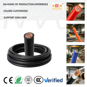 <span class=keywords><strong>Cable</strong></span> de soldadura industrial de caucho H01N2-D H01N2-E 1/0 2/0 3/0 4/0 AWG 16mm 25mm 35mm 35mm² 50mm² 70mm 1000 <span class=keywords><strong>Amperios</strong></span> 300 <span class=keywords><strong>Amperios</strong></span> - Product Image 1