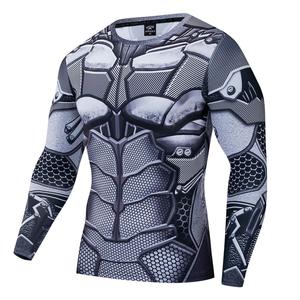 Camiseta de Compresión Deportiva de Primera Calidad, Rash Guard, para Fitness, con Impresión Personalizada, Suministro del Fabricante de Ropa Deportiva - Product Image 5