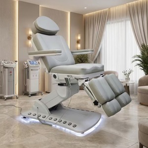 Modern Electric Facial <b>Bed</b> Adjustable Salon Treatment Chair PU Leather Beauty <b>Bed</b> with Headrest Legrest - Product Image 4