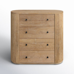 Cajones de almacenamiento de Acacia natural moderno - Product Image 1