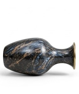 Sleek <b>Black</b> Vase with Golden Speckles Perfect Centerpiece for Living Room Premium Metallic Finish Decorative Flower Pot for Home - Product Image 5