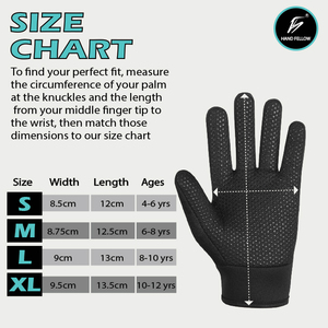 OEM Children's Motocross Riding Gloves Unisex Breathable Fleece Lined Fabric Genuine Synthetic Leather Adjustable Strap <b>Rubber</b> - Product Image 3