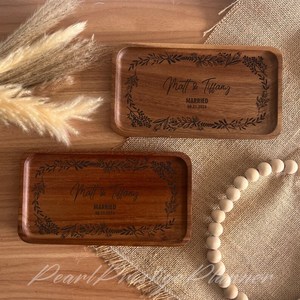 Bandeja de Servir de Madera de Mango, Estilo Contemporáneo, Hecha a Mano, Ecológica y Personalizada, con Acabado Antiguo, por UO INDIA - Product Image 3