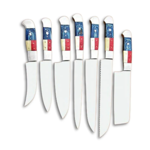 High Quality Stainless Steel Professional Chef <b>Knife</b> <b>Set</b> <b>Sharp</b> Blade Right Hand Orientation Customized Wooden Handle - Product Image 1