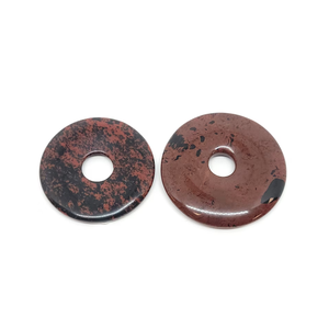 Donuts en cristal naturel : Obsidienne acajou, pierre précieuse, pierre de guérison Reiki, Agate - Product Image 2