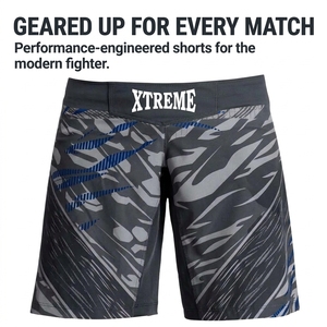 Pantalones Cortos de MMA Personalizados para Hombre y Mujer, Pantalones Cortos de Lucha con Cintura Elástica, Artículos Deportivos al por Mayor, Pantalones Cortos de Entrenamiento - Product Image 2