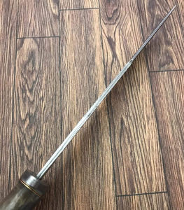 มีดล่าสัตว์เหล็กดามัสกัสแบบสั่งทำพิเศษ |   มีดปลายแหลมแบบมีด้ามจับไม้  ด้ามจับแบบเต็มด้าม  เครื่องมือสำหรับกิจกรรมกลางแจ้ง คุณภาพราคาประหยัด - Product Image 4