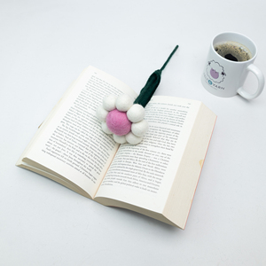 Bouquet de marguerites en feutre fait main, fleurs artificielles en feutre en gros, décoration printanière pour la maison, décoration de chambre d'enfant, arrangement floral - Product Image 5