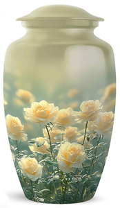 Urnes funéraires en laiton pour adultes, urnes artisanales pour cendres d'hommes et de femmes, urnes décoratives, urnes funéraires - Product Image 3