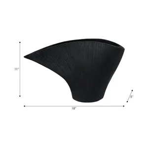 Aesthetic Modern Decorative Iron Coastal Floor <b>Vase</b> Trend Interior Bulk Manufacturer ZAHID EXPORTS - Product Image 3