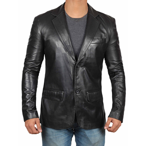 Custom <b>Leather</b> <b>Blazer</b> <b>Jacket</b> Men's Fashion <b>Jacket</b> 2026 Casual Men <b>Leather</b> <b>Jacket</b> Slim Fit Stylish And Handsome Men's Clothing - Product Image 4