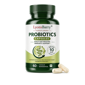 Lyonsbarry Probiotique 30 Milliards UFC 60 Capsules Vitamines pour la Santé Intestinale Soutien Immunitaire Compléments Alimentaires Nutraceutiques - Product Image 1
