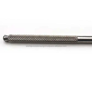 Manche de micro-scalpel miniature en acier inoxydable chirurgical 3K moleté avec mandrin autobloquant, pour kit d'instruments manuels - Product Image 2