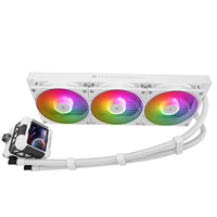 Refroidisseur de processeur liquide AIO Thermalright Frozen Warframe 360 WHITE ARGB avec écran IPS de 2,4 pouces, pompe 3000 RPM, compatible Intel LGA 1851 AM5, pour montage PC