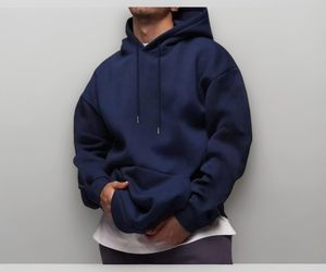 Organic Cotton Fleece Winter Street Style Custom Embroidered <b>Hoodie</b> Wholesale Mens Sweatshirts - Product Image 1