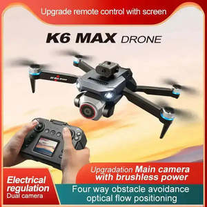 K6 Max Professional Prosumer <b>Drone</b> <b>4K</b> UHD Camera Brushless Motor FPV Monitor 3km Remote Control Transmission Commercial <b>Drones</b> - Product Image 6