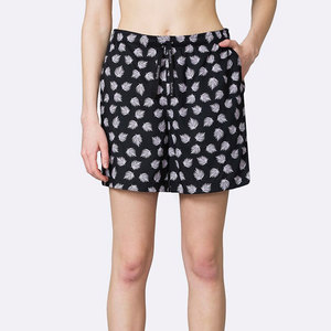 Womens Casual Shorts Mid Waist Soft Fabric Breathable Anti-Wrinkle Loose Fit 220g Fabric Quick Dry Lightweight Comfort Zabex - Product Image 1