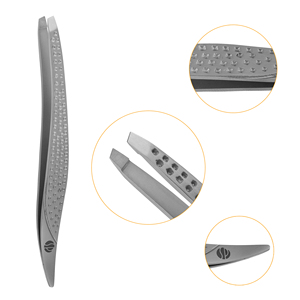 STAHLMANN PRO. Pinzas de Cejas de Acero Inoxidable de Alta Gama, Modernas, Ecológicas, Reutilizables, Ligeras y Duraderas con Punta Inclinada - Product Image 4