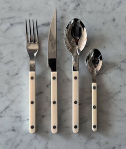 Elegant Silver Finish Cutlery Set High Quality Stainless Steel Flatware for Modern Table Settings - Product Image 4