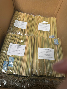 Pailles en herbe naturelle du Vietnam, pailles à boire faites à la main pour jus, café, smoothies, cocktails, cafés et fournitures hôtelières - Product Image 6