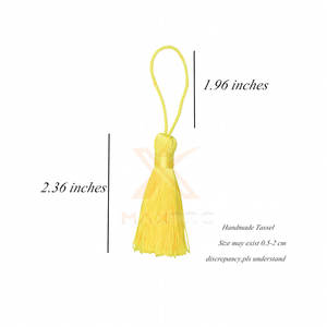 Borlas de Hilo Metálico Personalizadas a Bajo Precio, Borlas de Hilo Metálico de Tela Suave en Grandes Cantidades - Product Image 5