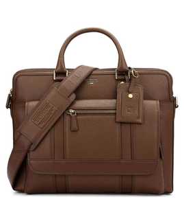 Maletín de Negocios de Cuero Genuino para Hombre, Estilo Vintage, con Textura Granulada, para Portátil, Maletín de Viaje, Mensajero, Personalizado OEM, Venta al Por Mayor - Product Image 2