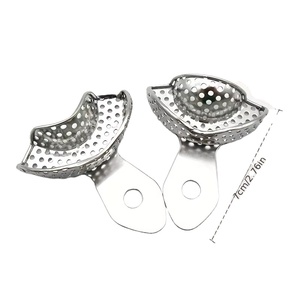 Bandejas de Impresión Dental de Acero Inoxidable para Uso Oral, Disponibles en Varios Tamaños, Instrumentos Quirúrgicos Dentales - Product Image 5