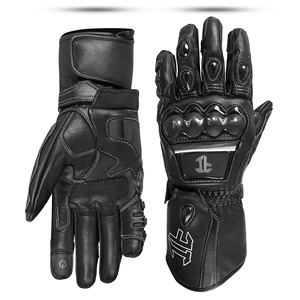 Unisex Custom Leather Full Finger Gloves Motocross Racing Cycling Men's <b>Bike</b> Downhill Off-Road Sports <b>Gym</b> Protection Touch - Product Image 6