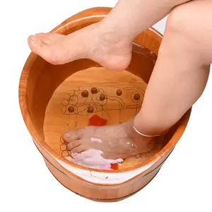 top selling wooden foot massage bucket best quality latest design wooden spa and pedicure foot bucket at low price