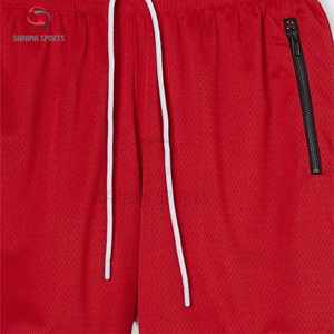 Shorts de sport en mesh pour l'entraînement, décontractés, pour le basketball, le fitness, la course à pied, longueur genou, taille élastique - Product Image 5