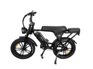 20-inch X 4-inch Wide Tire 48V Lithium Battery Brushless 7-Speed Alloy Steel <b>Frame</b> Retro Style Electric Snow Mountain <b>Bike</b> - Product Image 5