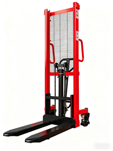 Apilador Hidráulico Manual de 1-3 Toneladas, Elevación de 1.6m-3m, Portátil, para Terrenos Difíciles, con Ruedas de Nylon - Product Image 1