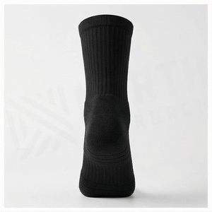 Crew <b>Socks</b> White Breathable Knitted Cotton Adult <b>Running</b> Summer Sports <b>Socks</b> - Product Image 2