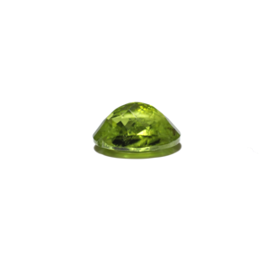 6.7 Carat Emerald Cut Peridot Loose Gemstone-Faceted Oval for Fine Jewelry - Product Image 3