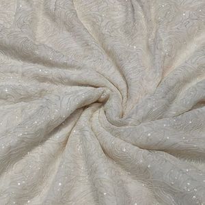 Premium Sequence Embroidery Fabric For Women Fashion Wear Designer <b>Garments</b> Party Wear Dresses Kaftan Abaya Bridal Wear - Product Image 1