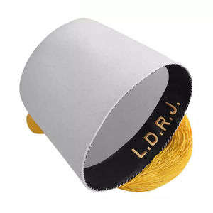 หมวกเฟซ OES คุณภาพสูง ทำจากขนสัตว์สีขาวบริสุทธิ์ ปักพู่สีเหลือง หมวกฟรีเมสัน ขายดีที่สุด เหมาะสำหรับกิจกรรมกลางแจ้ง ชายหาด และกีฬา - Product Image 6