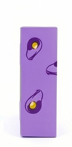 Caja Plegable Morada con Diseño de Aguacate para Almacenamiento de Alimentos, Cartón Rectangular Color Marfil, Impresión Offset Reciclable - Product Image 6