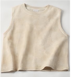 Débardeur de sport premium pour homme, sans manches, 180 GSM, 100% coton, respirant, extensible, pour la musculation et l'entraînement, fabriqué par le fabricant - Product Image 4