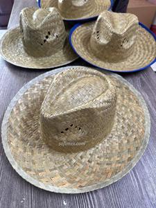 Chapeau de paille d'usine Vita en jonc de mer avec trous de ventilation, style cowboy, chapeau Panama, idéal pour cadeau promotionnel, fabriqué au Vietnam - Product Image 3