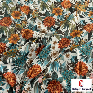 Fabricante de Telas de Poliéster Impresas Digitalmente Personalizadas, Textil Duradero y Moderno para Prendas, Vestidos, Decoración del Hogar, Exportación - Product Image 6