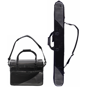 Estuche para Cañas de Pescar de 2 Piezas, de Tres Capas, Material de PVC Resistente al Agua y a las Manchas, con Correa para el Hombro - Product Image 1