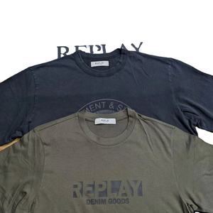 Nouveau Design hommes 100% coton T-Shirt séchage rapide respirant col rond solide imprimé motif décontracté court fil teint lavé Techniques - Product Image 4