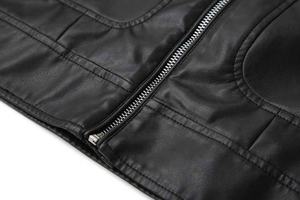 Chaqueta de Motocicleta de Cuero PU para Hombre, Nueva, Casual, a la Moda, con Frente Sólido Personalizado, Ecológica e Impermeable, para Invierno - Product Image 4