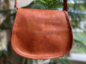 Bolso de cuero de cabra hecho a mano, bandolera cruzada de 7x5 pulgadas - Product Image 6